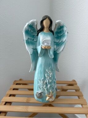 Beach Themed Faceless Angel Figurine-"Fancy That Gift & Decor" 10" Resin